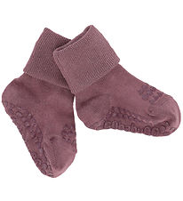 GoBabyGo Sokken - Bamboe - Antislipsokken - Misty Plum