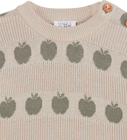 Hust and Claire Blouse - Knitted - Bamboo - Pos - Seagrass