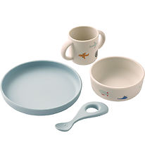 Liewood Bestek-Set - Silicone - 4 Onderdelen - Vivi - Aviator/Ec