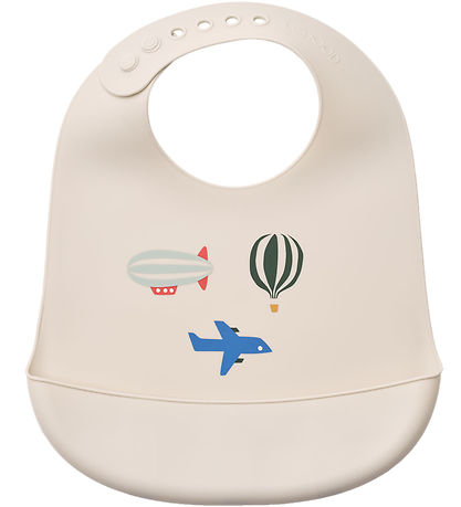 Liewood Bibs - Silicone - 2-Pack - Tilda - Aviator/Ecru