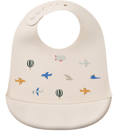 Liewood Bibs - Silicone - 2-Pack - Tilda - Aviator/Ecru