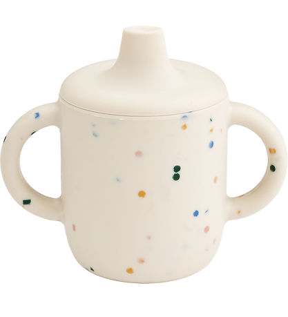 Liewood Cup w. Spout Lid - Neil - Silicone - 150 mL - Splash Dot