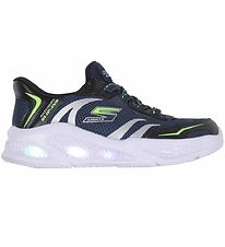 Skechers Shoes w. Light - Meteor Light - Brisk Beams - Navy/Blac