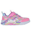 Skechers Shoes w. Light - Unicorn Chaser - Pink/Multi