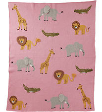 Rice Deken - Animals - Roze