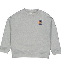 Sweat-shirt Freds World - Surf - Gris Chiné