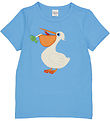 Freds World T-shirt - Hello Pelican - All Blue