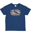 Freds World T-shirt - Back Soon - Navy