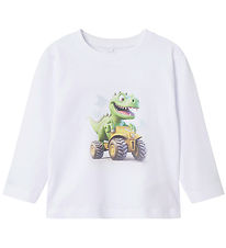 Blouse Name It - NmmVoto - Bright White/Race Dino