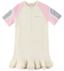 Robe en Molleton Marni - Étiquette volante Yellow av. Rose