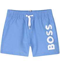 Shorts de Bain BOSS - Bleu av. Blanc