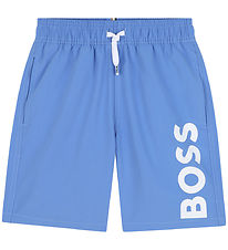 Shorts de Bain BOSS - Bleu av. Blanc