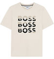BOSS Stuttermabolur - Sandur M. Prentað