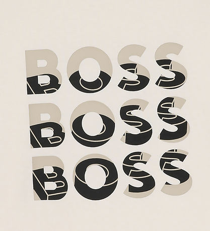 BOSS T-shirt - Sand w. Print