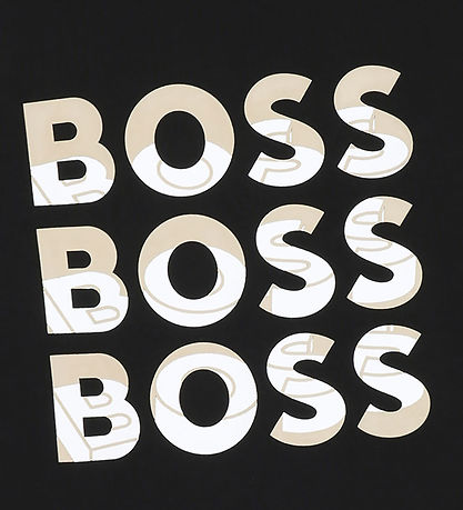BOSS T-shirt - Black w. Print