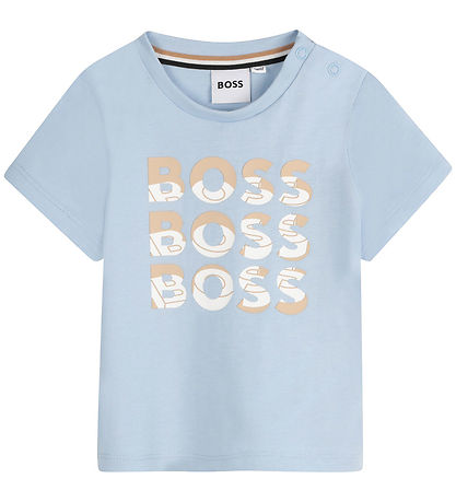 BOSS T-shirt - Persian Blue w. Print