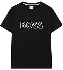T-Shirt BOSS - Noir av. Imprimé