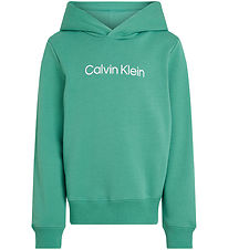 Sweat à Capuche Calvin Klein - Inst. Logo - Bahamas Green