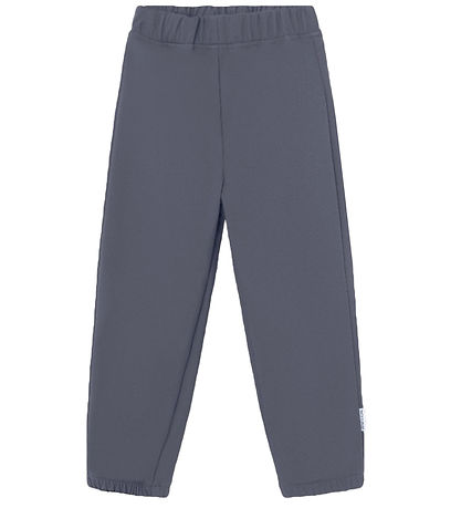 Mini A Ture Softshell Pants w. Fleece - MatAian - Ombre Blue