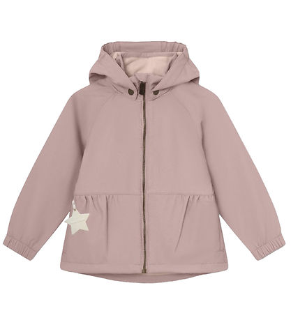Mini A Ture Softshelljassen m. Fleece - MatBriddi - Cloudy Rose