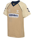 Hummel T-Shirt - hmlRolf - Cornstalk m. Logo-Print