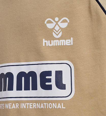 Hummel T-shirt - hmlRolf - Cornstalk w. Logo Print
