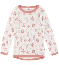 Joha Blouse - Wool - Pink w. Print