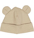 Müsli Beanie - Rib- Cozy me - Bear - 2-layer - Cashmere