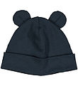 Müsli Beanie - Rib - Cozy Me Bear - 2-layer - Night Blue