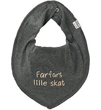 Bavoir Bandana Name It - NbnYatte - Dark Grey Melange