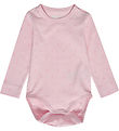 Hummel Bodysuit L/æ - hmlBeesy - Pink-A-Boo w. Logo