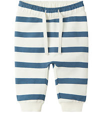 Pantalon de Jogging Name It - NbmBevo - China Blue av. A Rayures