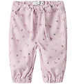 Name It Corduroy Trousers - NbfBisille - Winsome Orchid w. Butte