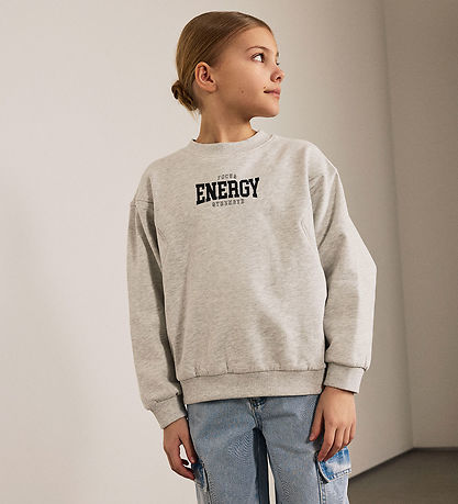 Name It Sweatshirt - NkfBoida - Light Grey Melange