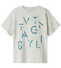 T-Shirt Name It - Nkm Bennibo - Light Grey Melange