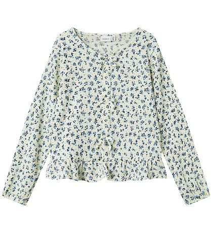 Name It Blouse - NkfBiba - Cloud Dancer