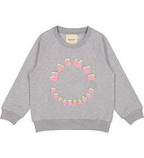 Sweat-shirt MarMar - Théos - Rose Logo