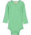MarMar Bodysuit L/æ - Rib - Modal - Plain - Cale Green