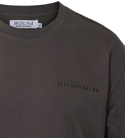 Hound T-shirt - Army Green w. Print