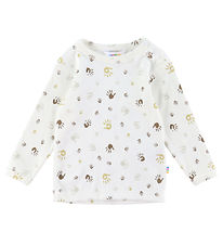 Blouse Joha - Off White av. Imprimé