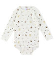 Joha Romper L/æ - Off White m. Print