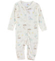 Joha Jumpsuit - Wool/Silk - Off White w. Print