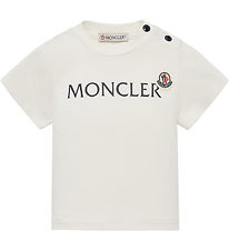 Moncler T-shirt - Hvid m. Navy