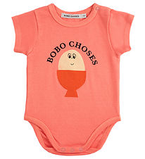 Body m/c Bobo Choses - Œuf du matin - Coral Pink