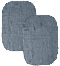 Sebra Changing Mat - 2-Pack - Muslin - Forest Lake Blue