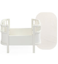 Sebra Doll'S Bed w. Mattress - Classic+ White