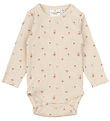 The New Siblings Bodysuit L/æ - Rib - TnsbNoella - White Swan AO