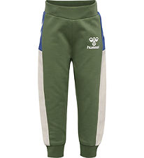 Hummel Sweatpants - hmlSkylan - Olivine w. Logo