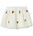 Name It Skirt - NbfButille - Cloud Dancer w. Cherry