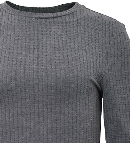 Hound Blouse - Rib - Gray
